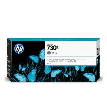 滿額現折180★【請先詢問貨況】HP 730B 300毫升 灰色墨水匣 (3ED50A) 適用 DesignJet T1700