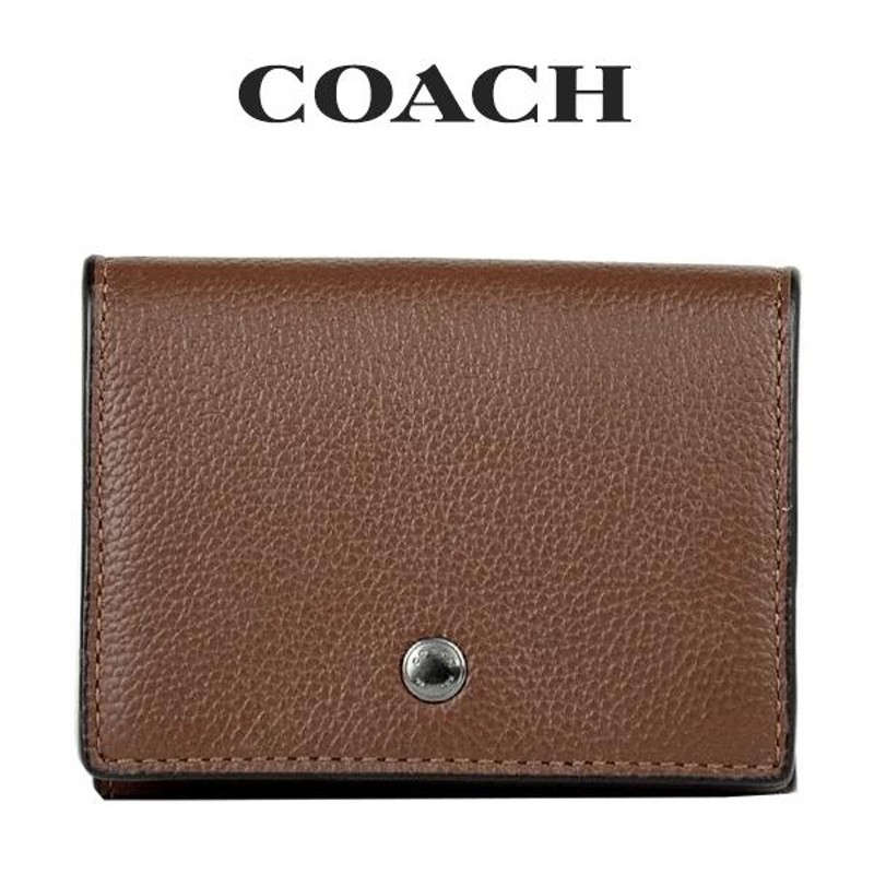 ☆ コーチ COACH アウトレット メンズ 財布 三つ折り財布 F73994 QBCWH