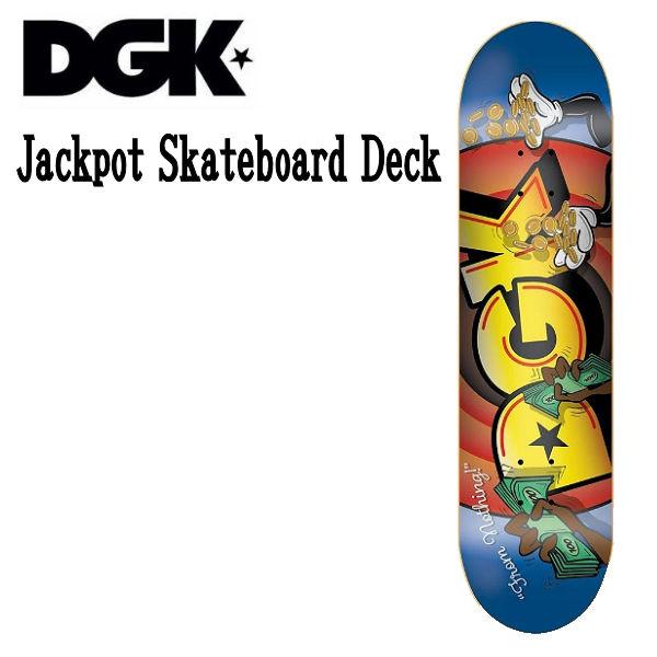 ディージーケー DGK Jackpot Skateboard Deck スケボー デッキ