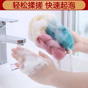 洗澡球沐浴球浴花球浴花浴球可愛少女高檔不散泡澡氣炮彈花泡泡浴