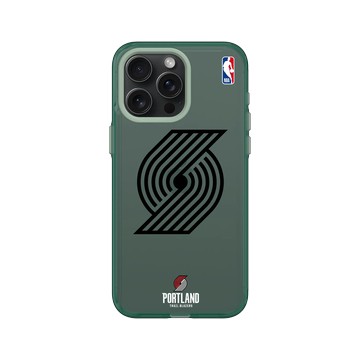 iPhone 15 Pro Max Clear 憂墨綠 - NBA - B&W-波特蘭拓荒者 Portland Trail Blazers B&W - Light