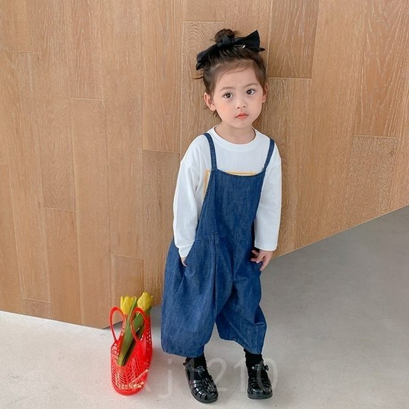 ベビー服サロペット女の子オーバーオールキッズ子供服春夏秋ガールズボーイズサロペットパンツデニムデニムパンツオールインワン 通販 Lineポイント最大get Lineショッピング