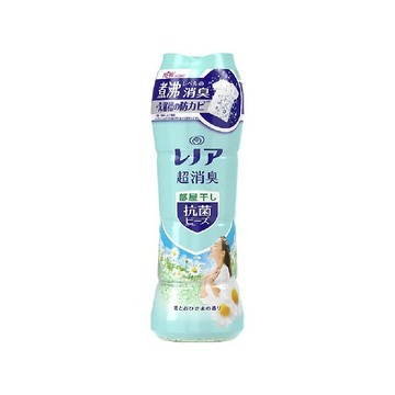 日本P&G Lenor蘭諾-煮沸般超消臭汗味衣物除臭芳香顆粒香香豆-室內消臭490ml/水藍瓶(原款)