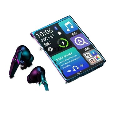 mp4學生p5看小說全面屏音樂播放器mp3隨身聽連藍牙小型學生版專用【Snowbelle優選】