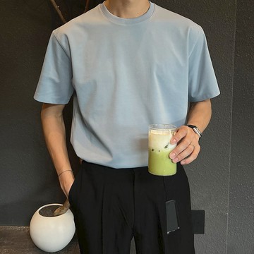 正韓100%純棉挺版涼爽短袖上衣 14色 YUPPIE 預購商品 0612
