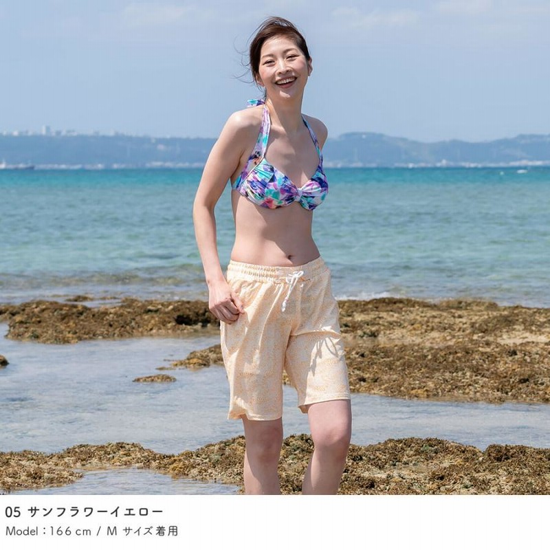 【新品】レザレクション　レディース　ロングパンツ　ネイビー　Mサイズ SALE サーフパンツ レディース ロング丈 数量限定 水着 ボード
