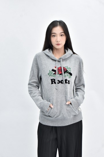 (S) roots 棉質連帽灰色長袖上衣
