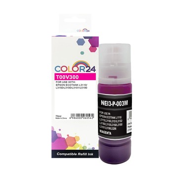 Color24 for EPSON T00V300 70ml增量版 紅色相容連供墨水  適用 L1110/L1210/L3110/L3150/L3116/L3210/L3216