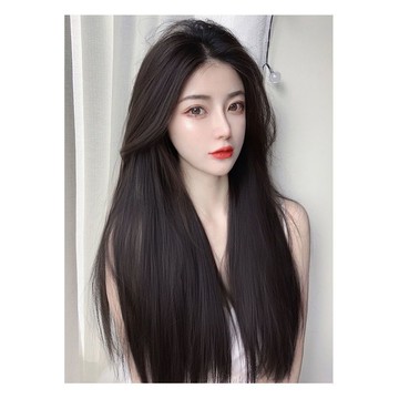 【KEKE】三片式 假髮片 女長髮 接髮片 隱形 無痕 增髮量 蓬鬆 貼髮片 一片式 直髮 半頭髮片 半頭假髮片