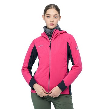 【Wildland 荒野】超輕量機能化纖保暖外套 女 桃紅色 0B02925-09