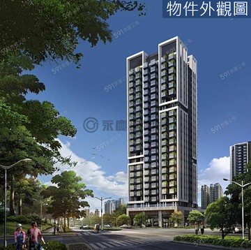 平轉中都公園第一排森美樹兩房平車			 			｜高雄市三民區美都路