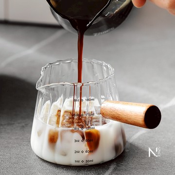 【N.SPACE】雲花盎司杯 耐高溫玻璃 手工吹製 盎司杯 義式濃縮杯  義式杯 濃縮杯