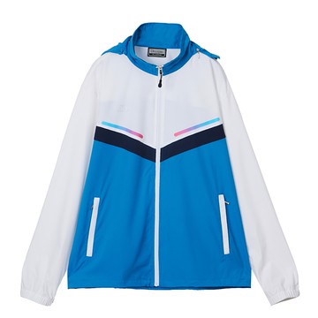 KAPPA義大利時尚中性 單層風衣 白 大利藍 丈青 381Y5QWX7F