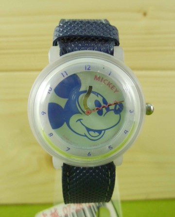 【震撼精品百貨】米奇/米妮_Micky Mouse~手錶-透明藍