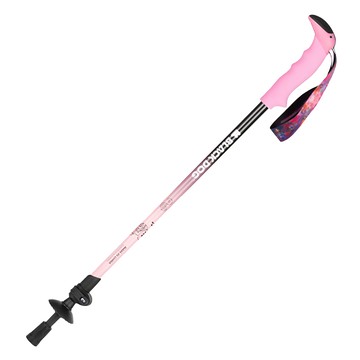 BLACK DOG 黑狗 啟山登山杖 CBD230DS011  冰玫粉色  1支  66.5~135cm