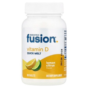 Bariatric Fusion, 維生素 D，速溶，檸檬柑橘味，90 片（每片 125 微克）