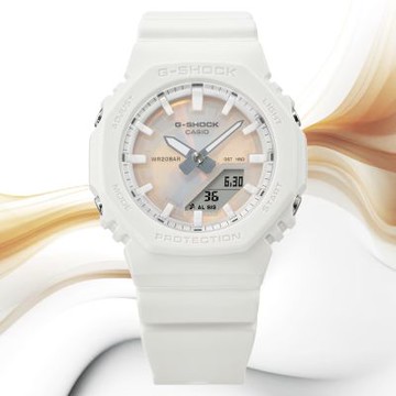 CASIO 卡西歐 G-SHOCK WOMEN 霧面繽紛 八角形雙顯錶 女錶 手錶 GMA-P2100PC-7A