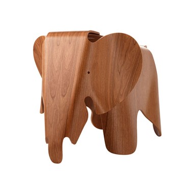 限量藏家版 Eames Plywood Elephant 大象藝術擺飾（櫻桃木）