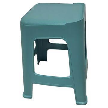 北歐風加厚矮凳 PP材質 31.5x26x33公分  藍綠色  1個