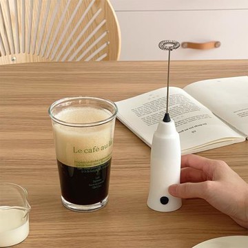 穆尼 打奶泡器咖啡奶泡打發器輕便無線起泡器家用手持電動打蛋器