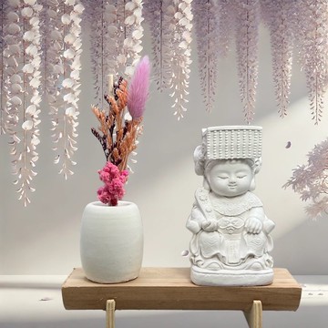 淨念吉祥之媽祖小佛 原木底座系列 傳遞庇佑與平安  提升居家祥和