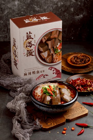 藍海饌 麻辣鴨血寬粉(2入裝)