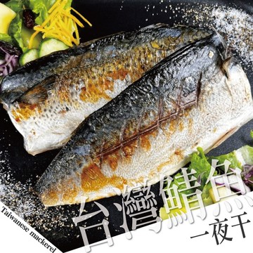 買10送10頂級台灣鯖魚片一夜干(120-165g/片)共20片
