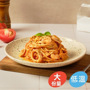 【喜憨兒】番茄奶油海鮮義大利麵 450g/份