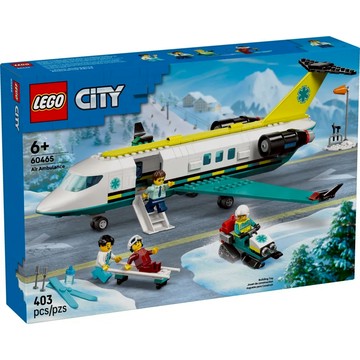 [樂享積木] LEGO 60465 緊急救護飛機 城市系列