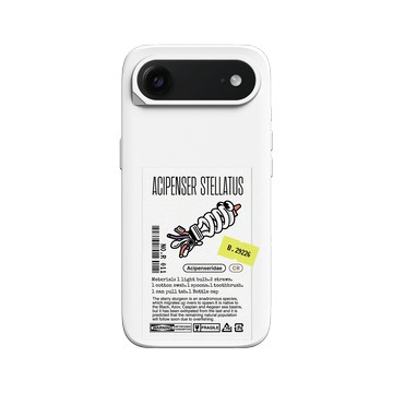 iPhone Air SolidX 白 - Marine Debris - 燈泡閃光鱘