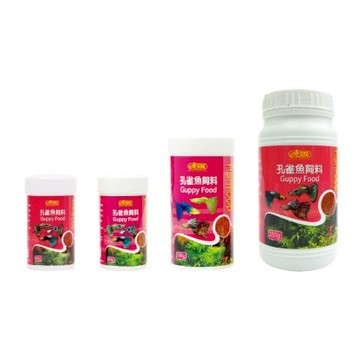 P老闆水族~ISTA 伊士達 孔雀魚飼料 20g 40g 60g 150g 250g 孔雀魚 小型魚 小碎粒飼料 全紅白