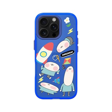 iPhone 16 Pro Clear 激光藍 - 鹿人 Twodeerman - 王伯伯外太空探險之旅
