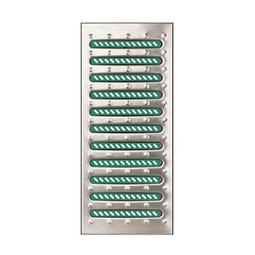 廚房排水溝蓋板不銹鋼防鼠防滑下水道蓋板綠條地溝蓋板[DD1106002]