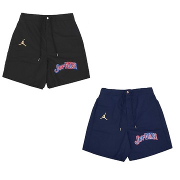 S.G NIKE JORDAN FQ0361-010-410 籃球 大LOGO 梭織 抽繩 短褲 男生 運動 休閒
