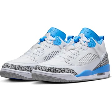 【NIKE】JORDAN SPIZIKE LOW 男鞋 籃球鞋 白色 北卡藍-FQ1759141