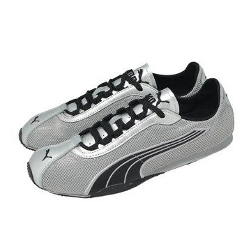 Puma 休閒鞋 H-Street Chrome 男女鞋 銀 黑 406126-05