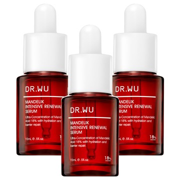 DR.WU 達爾膚 杏仁酸亮白煥膚精華18%  15ml  3瓶