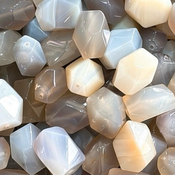 拾悦手作材料/隨機裝出貨不挑選/約15x23mm+天然切面隨型直孔胭紫瑪瑙/串珠編繩DIY半成品/台灣現貨出貨不用等待