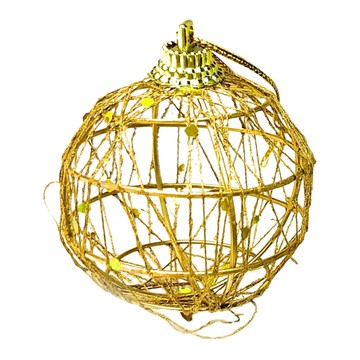 MODACore 摩達客 藝術創作 金網球飾吊飾 組合  5*5cm  金色  12個