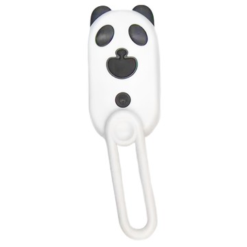 噴霧按摩梳 電動噴頭+藍光 附USB充電線 按摩蓋 可加水&精華液  白熊貓  1個