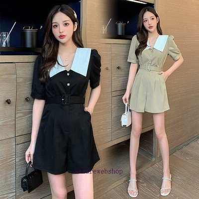 サロペット 代 オールインワン レディース ショートパンツ ファッション 女性 夏服 秋 春 サロペットパンツ 半 通販 Lineポイント最大get Lineショッピング