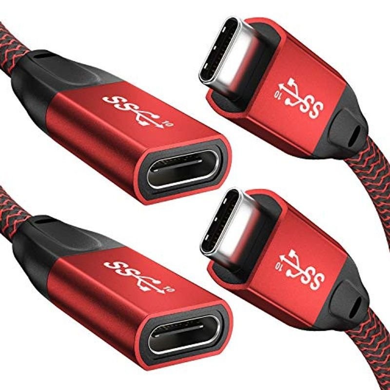 USB type C 延長ケーブル 0.2m（ 2パック） USB 3.1 Gen2(10Gbps) タイプc 延長コード 高速データ転送 通販  LINEポイント最大0.5%GET | LINEショッピング