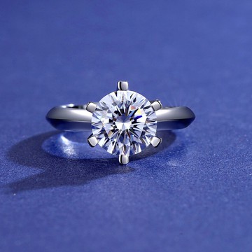 現貨+預購 莫桑鑽戒指925純銀開口戒-3克拉8心8箭經典六爪情人節生日禮物女飾品73yk41【獨家進口】【米蘭精品】