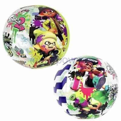 スプラトゥーン2 イカすうきわ 60cm ビーチボール40cm 全2種類セット スプラトゥーン2 ビーチボール 40cm Splatoon2 プール サンアート