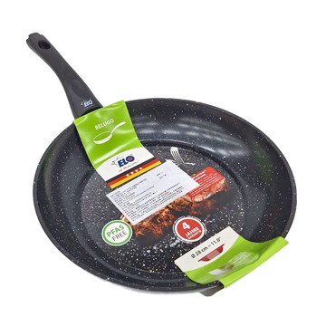 ELO Pure Belugo星燦陶瓷平底鍋 德國專利鑽石級陶瓷塗層 耐高溫、耐磨好清洗  28cm  1個