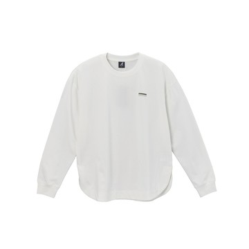 KANGOL 男女 印花圓領T 白 6455100300