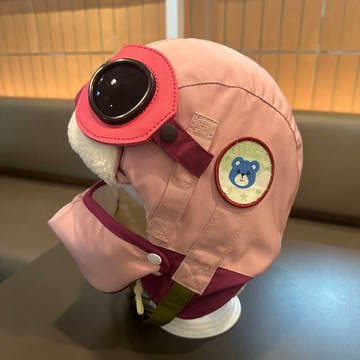 ❤️ATL❤️ 兒童保暖帽  兒童冬帽 男女童帽子 兒童小熊帽冬季飛行員雷鋒帽中大童防風護耳口罩加絨帽男女童滑雪