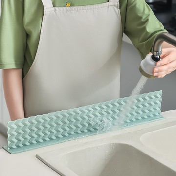 香彩水槽廚房擋水板洗碗池防濺水擋板水池隔水擋板硅膠洗菜池隔板