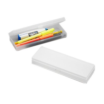 雙鶖FLYING 托斯卡爾 PP質 筆盒 透明白 /個 PA-1188