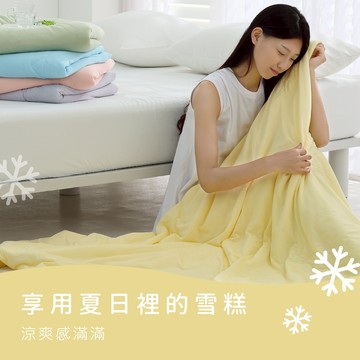 AnD House 清新涼爽｜雪糕涼被｜安庭家居 涼被 現貨 夏日 夏天 清涼 (集點換購)